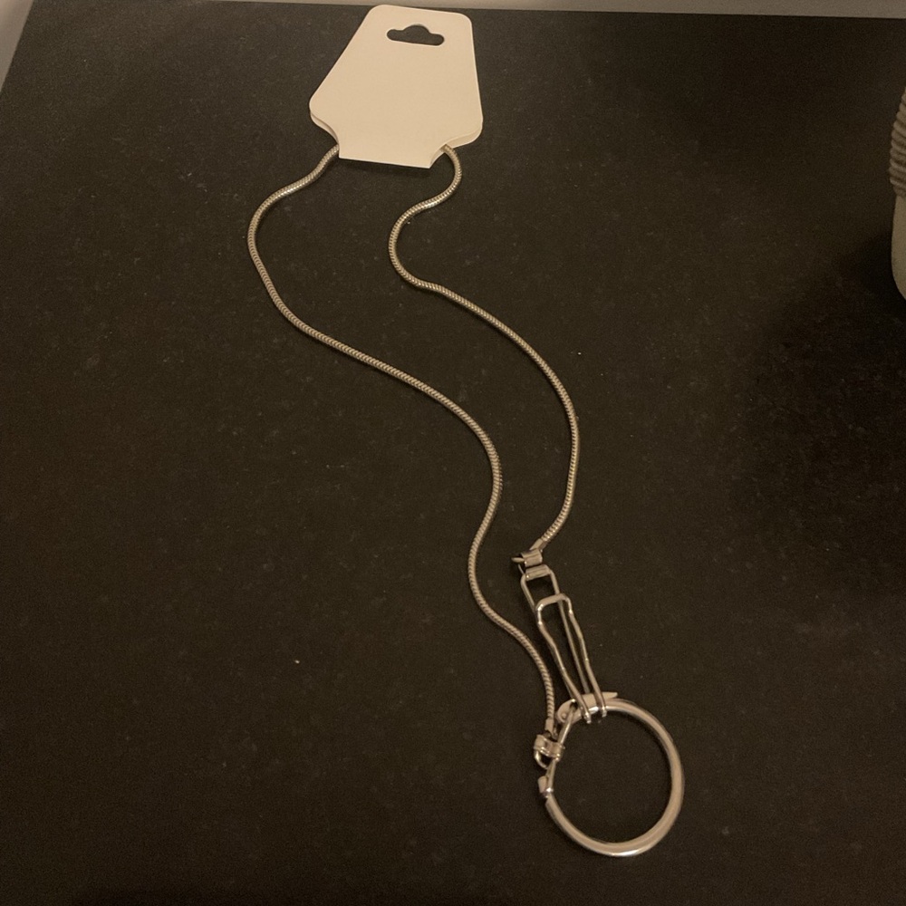 Paperclip Fashion Jewelry Necklace with  Clasp